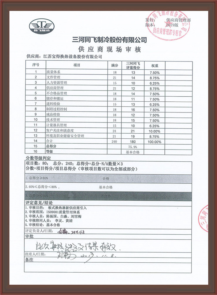 ����ͬ�w����ɷ����޹�˾ �ϸ񹩑�(y��ng)���Y�|(zh��)